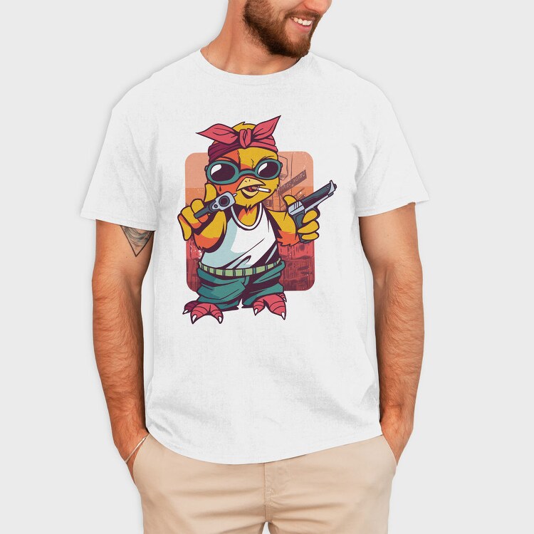 Gangster Chick Gangsta, Tricou Barbati (Unisex)