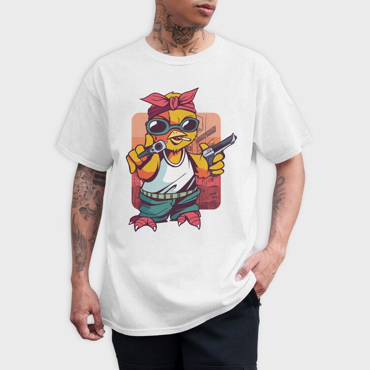 Gangster Chick Gangsta, Tricou Barbati (Unisex)