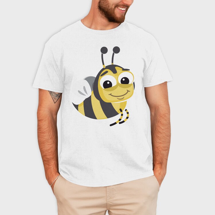 Honey Bee Smile, Tricou Barbati (Unisex)