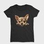 Chihuahua Peeking, Tricou Femei