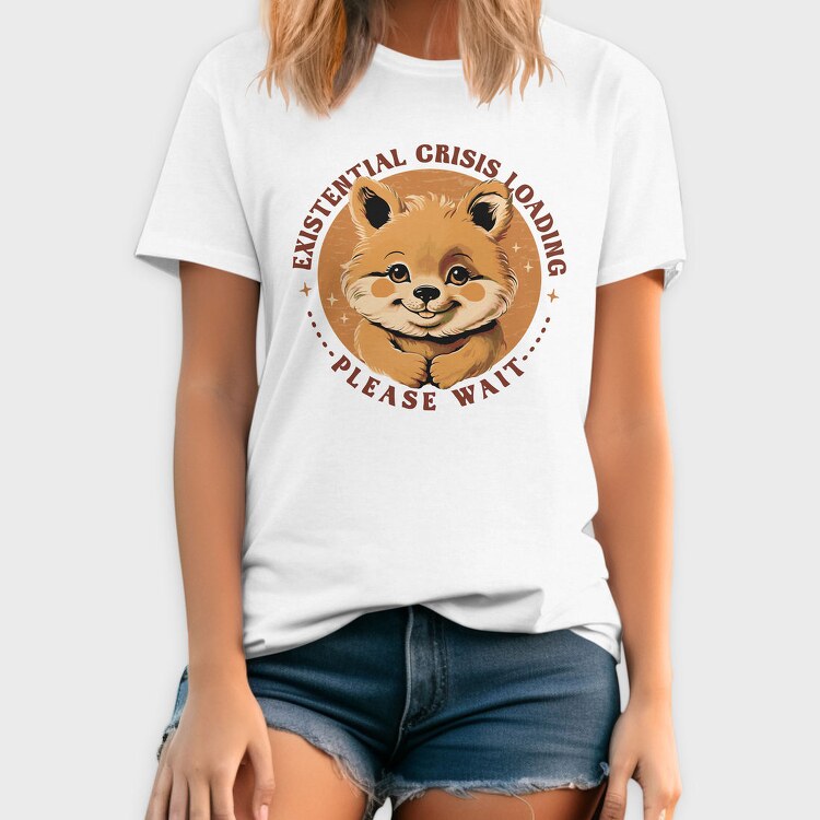 Red Panda Existential Crisis Loading, Tricou Barbati (Unisex)