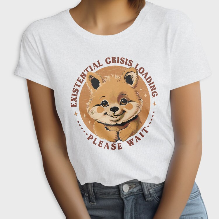 Red Panda Existential Crisis Loading, Tricou Femei