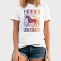 Horned Warrior Unicorn Animal Sunset, Tricou Barbati (Unisex)
