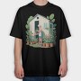 Gardening Woman Garden, Tricou Oversize Barbati (Unisex)