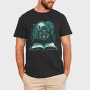 Book And Haunted House, Tricou Barbati (Unisex)