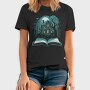 Book And Haunted House, Tricou Barbati (Unisex)