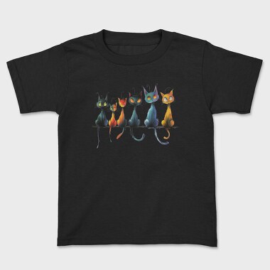 Colorful Cat Group, Tricou Copii
