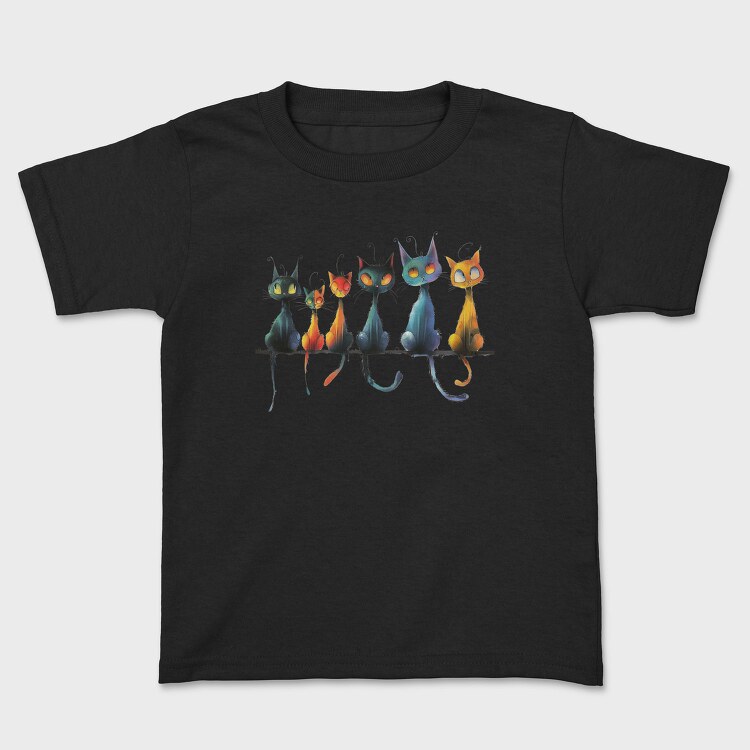 Colorful Cat Group, Tricou Copii