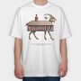 House Animal Goat, Tricou Oversize Barbati (Unisex)