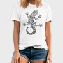 Gecko Tribal Art Hawaiian, Tricou Barbati (Unisex)