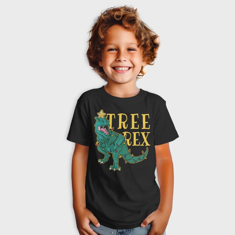 Christmas Tree T Rex, Tricou Copii