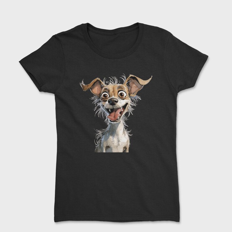 Chihuahua Smiling Face, Tricou Femei