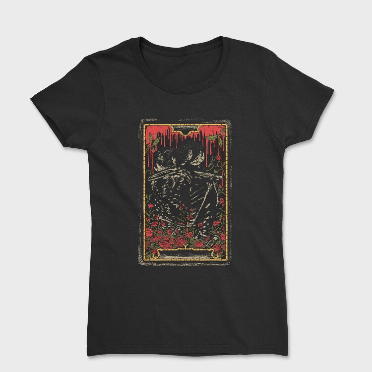 Hug Skeleton Card, Tricou Femei