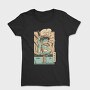 Frog Samurai Japanese Chill Traditional, Tricou Femei