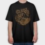 Cluck Off Off, Tricou Oversize Barbati (Unisex)