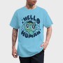 Hello Human, Tricou Barbati (Unisex)