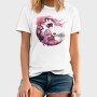 Geisha With Sakura Tea, Tricou Barbati (Unisex)