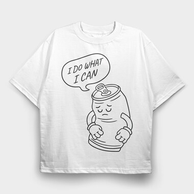 Can Pun Joke Nc, Tricou Oversize Barbati (Unisex)