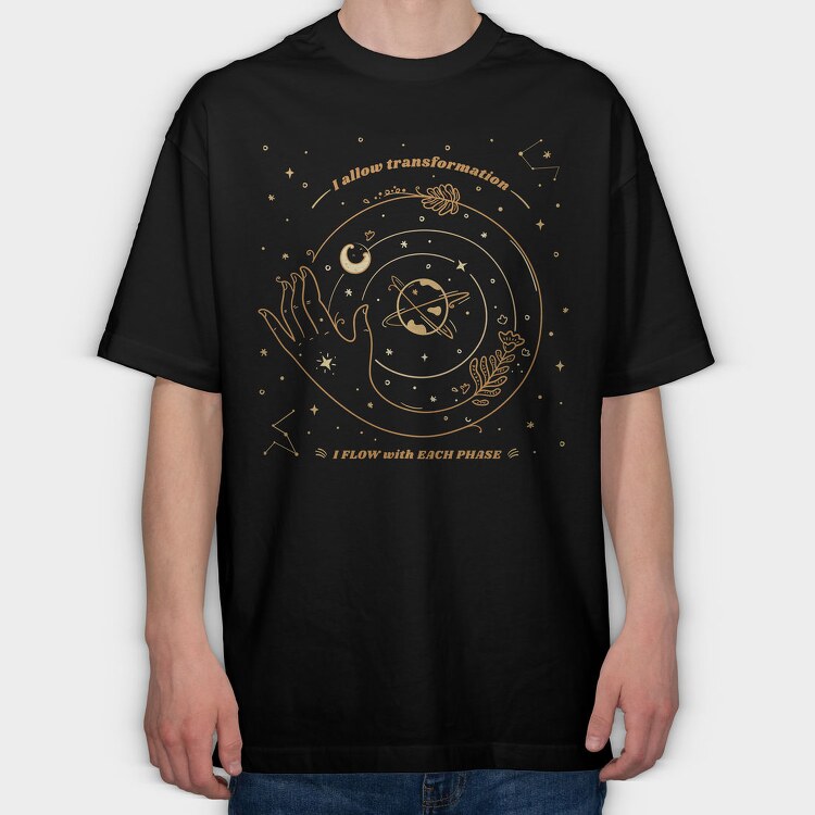 I Allow Transformation, Tricou Oversize Barbati (Unisex)