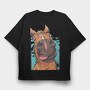 Horse Face Looking Down Close Up, Tricou Oversize Barbati (Unisex)