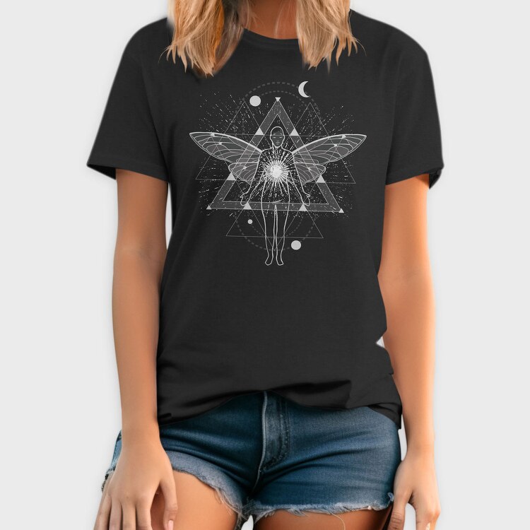 Geometric Astral Trip, Tricou Barbati (Unisex)