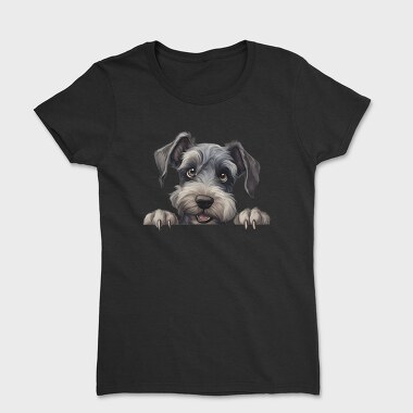 Cesky Terrier Peeking, Tricou Femei