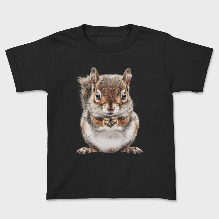 Chipmunk Face Front, Tricou Copii
