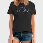 Horse Heartbeat Line, Tricou Barbati (Unisex)