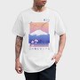 Japanese Mountain Landscape Vaporwave Anime, Tricou Barbati (Unisex)
