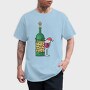 Christmas Wine Glass, Tricou Barbati (Unisex)