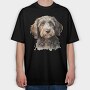 Cockapoo Face 2, Tricou Oversize Barbati (Unisex)
