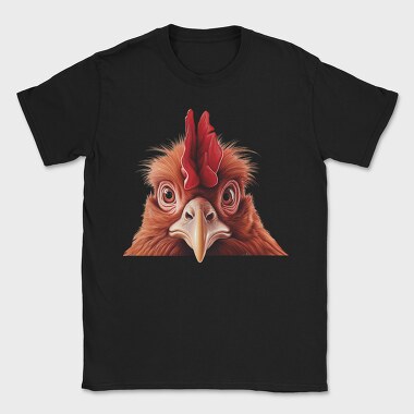 Chicken Head Peeking, Tricou Barbati (Unisex)