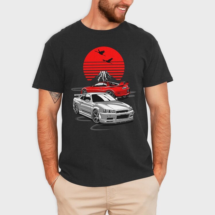 RIVALS GTR SUPRA, Tricou Barbati (Unisex)