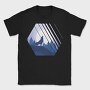 Howling Wolf Hexagon, Tricou Barbati (Unisex)