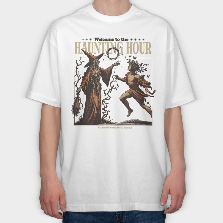 Hounting Hour, Tricou Oversize Barbati (Unisex)