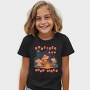 Mushroom Characters Bonfire Camping, Tricou Copii