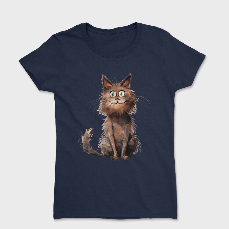 Chocolate Cat Sitting, Tricou Femei