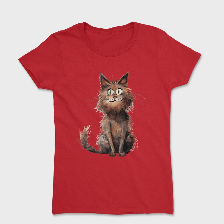 Chocolate Cat Sitting, Tricou Femei