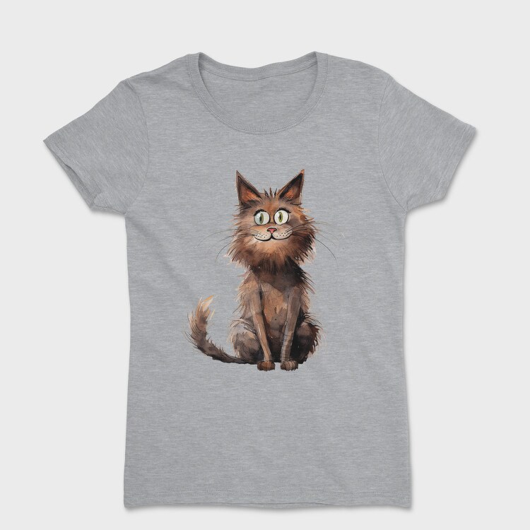 Chocolate Cat Sitting, Tricou Femei