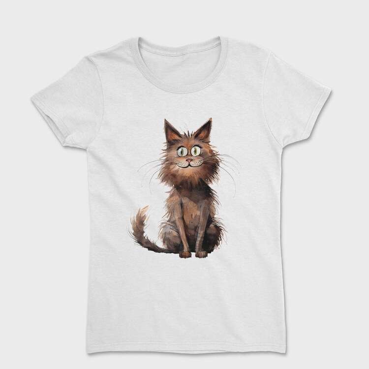Chocolate Cat Sitting, Tricou Femei