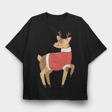 Reindeer Sweater, Tricou Oversize Barbati (Unisex)