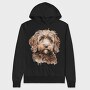 Cockapoo Face 3, Hanorac Oversize Barbati (Unisex)