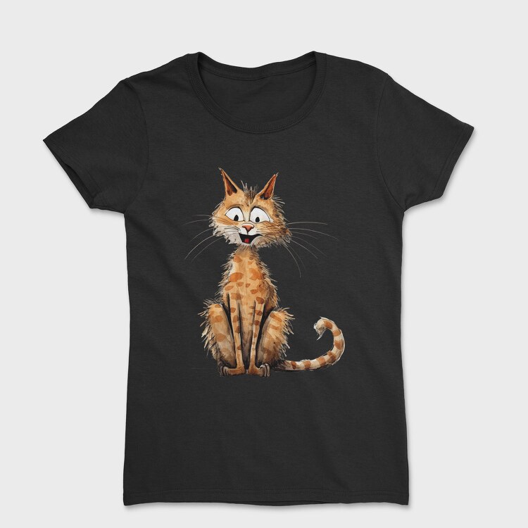 Cheetoh Cat Sitting, Tricou Femei