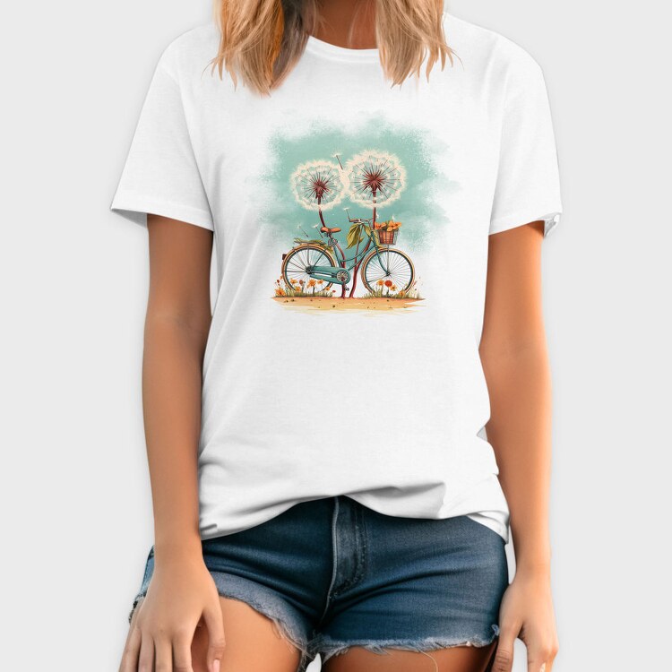 Dandelions Bike, Tricou Barbati (Unisex)