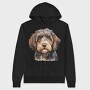 Cockapoo Face 4, Hanorac Oversize Barbati (Unisex)
