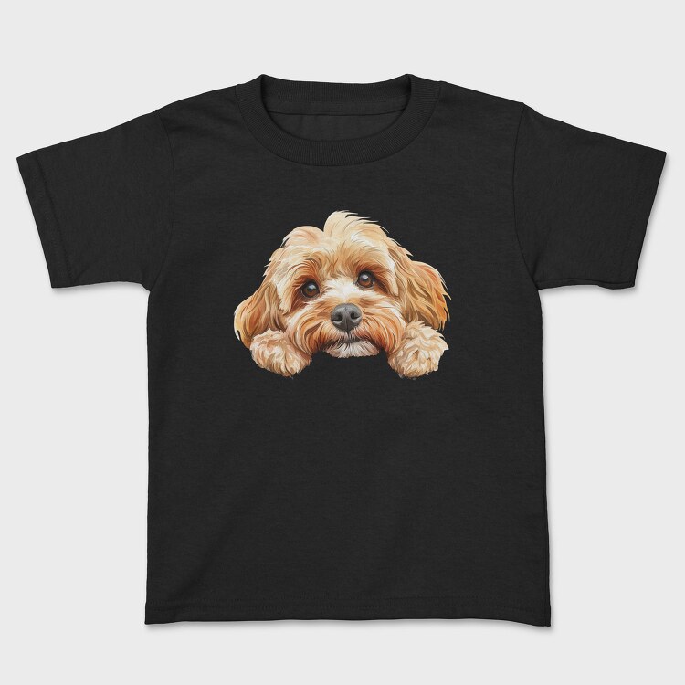Cockapoo Face Peek, Tricou Copii