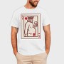Chubby King Of Hearts Card, Tricou Barbati (Unisex)
