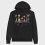 Colorful Feline Club, Hanorac Oversize Barbati (Unisex)
