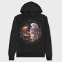 Chef Meowward Gourmet Purrfection, Hanorac Oversize Barbati (Unisex)
