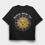 Resting Witchy Face Sun, Tricou Oversize Barbati (Unisex)